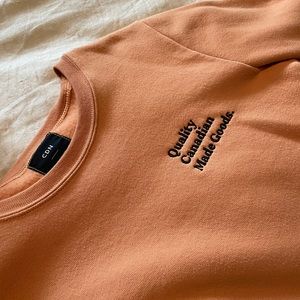 CDN Quality Canadian Made Orange Sweater